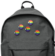 Pride & Pronouns! Set of 5 pin buttons