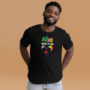 Alive With Pride 2024 - Black Unisex t-shirt