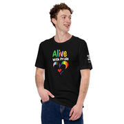 Alive With Pride 2024 - Black Unisex t-shirt