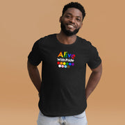 Alive With Pride 2023 - Black Unisex T-Shirt
