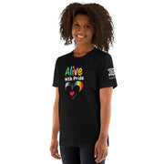 Alive With Pride 2024 - Black Unisex t-shirt