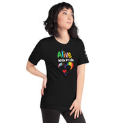 Alive With Pride 2024 - Black Unisex t-shirt