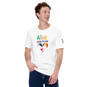 Alive With Pride 2024 - White Unisex t-shirt