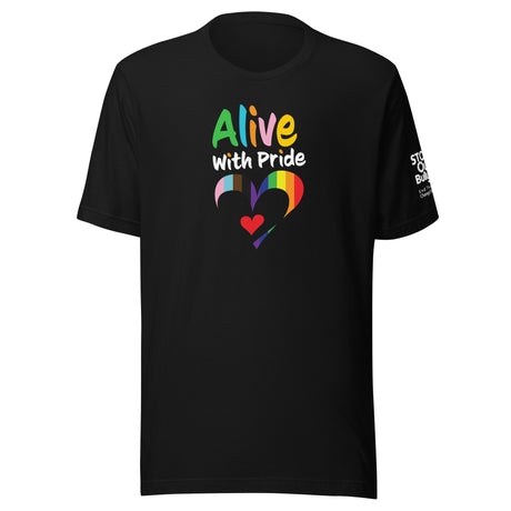 Alive With Pride 2024 - Black Unisex t-shirt