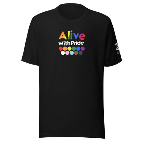 Alive With Pride 2023 - Black Unisex T-Shirt