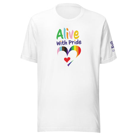 Alive With Pride 2024 - White Unisex t-shirt